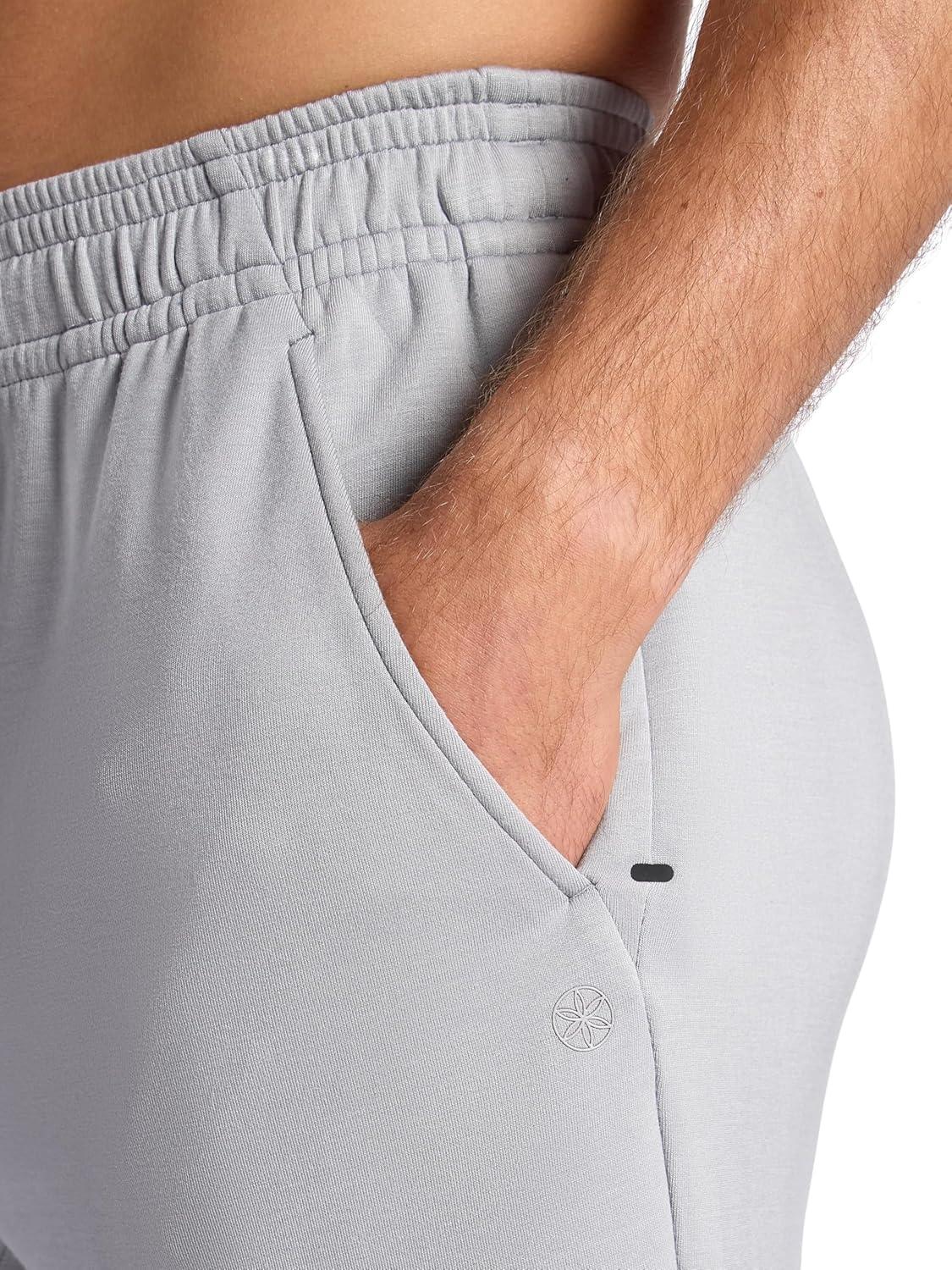 imageGaiam Mens Flow State 7 Short Relaxed Fit Stretch Lightweight MaterialSleet