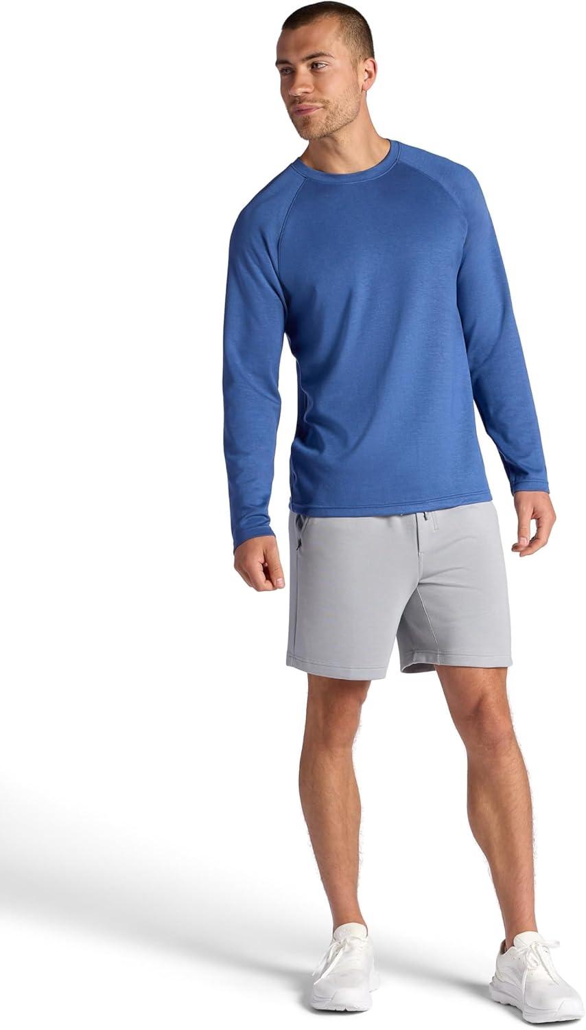 imageGaiam Mens Flow State 7 Short Relaxed Fit Stretch Lightweight MaterialSleet