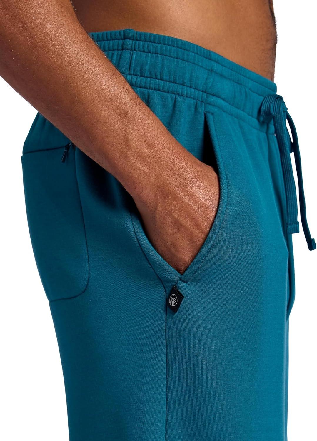 imageGaiam Mens Flow State 7 Short Relaxed Fit Stretch Lightweight MaterialSubmerged