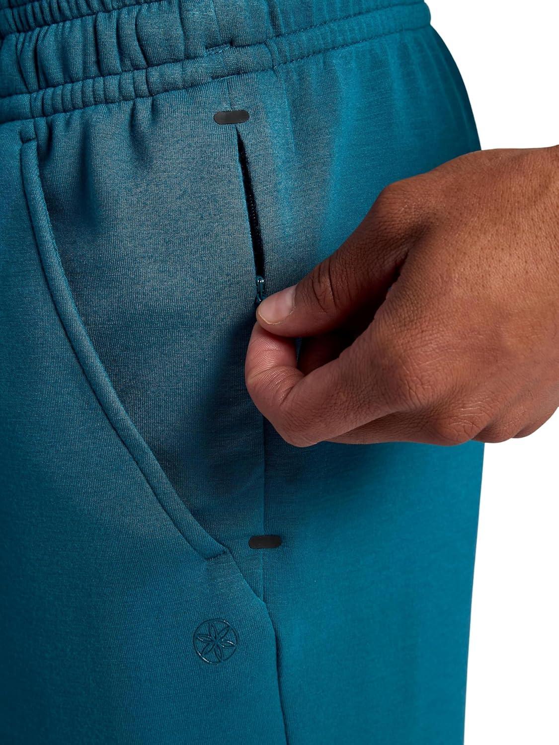 imageGaiam Mens Flow State 7 Short Relaxed Fit Stretch Lightweight MaterialSubmerged