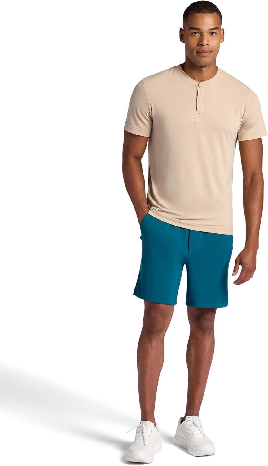 imageGaiam Mens Flow State 7 Short Relaxed Fit Stretch Lightweight MaterialSubmerged