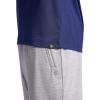Gaiam Mens Bliss Balance Short Sleeve Henley Top(Medieval Blue)