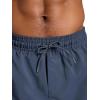 Gaiam Mens Lunge 5” Short, Standard Fit, Stretch Lightweight Material, Moisture-Wicking(Cool Grey)