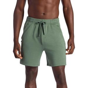 Gaiam Mens Flow State 7” Short, Relaxed Fit, Stretch Lightweight Material(Duck Green)