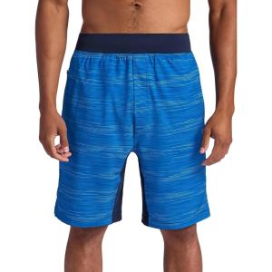 Gaiam Mens Streak 9” Short, Standard Fit, Stretch Lightweight Material, Moisture-Wicking(Classic Blue)