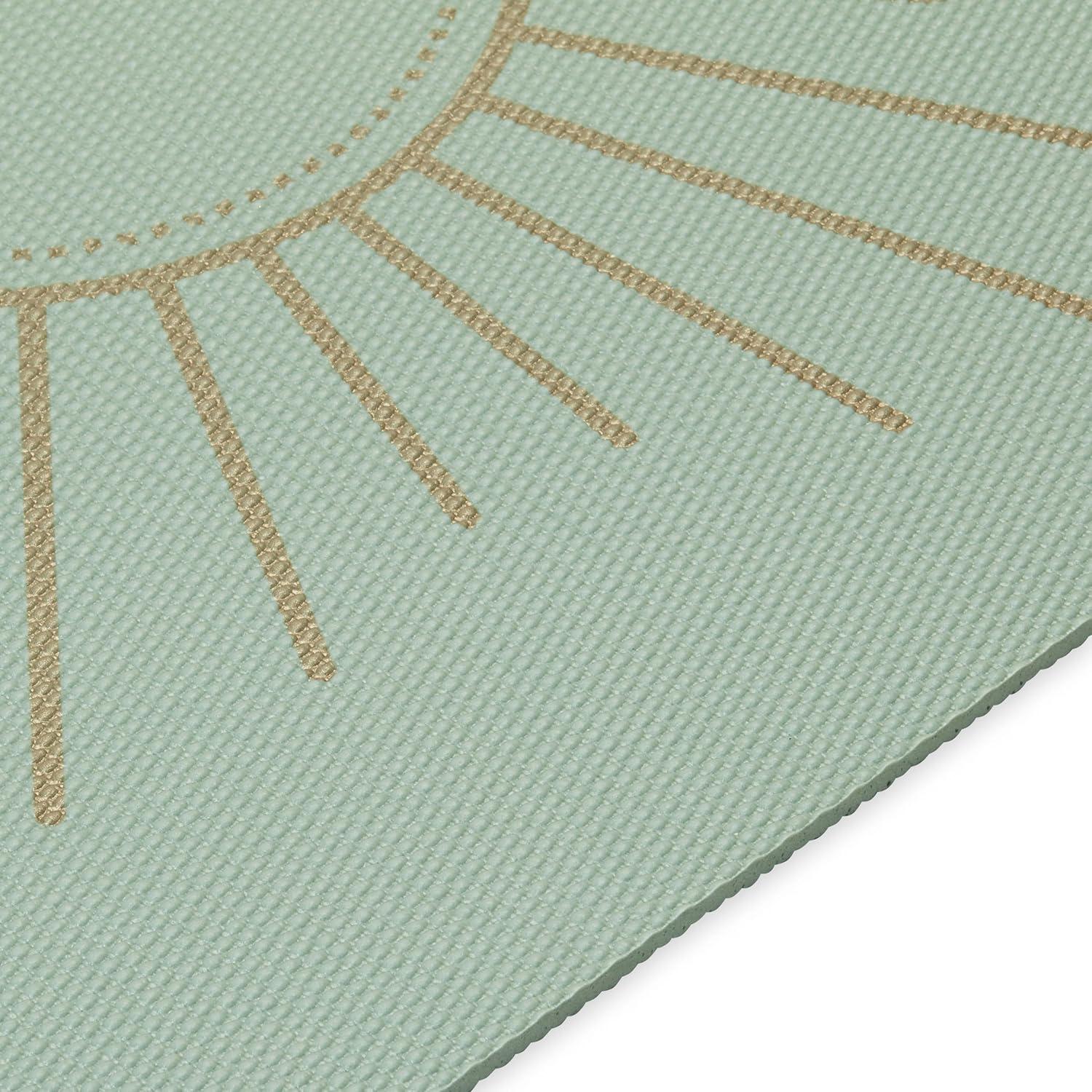 imageGaiam Yoga Mat Premium 6mm Print Extra Thick Non Slip Exercise amp Fitness Mat for All Types of Yoga Pilates amp Floor Workouts 68L x 24W x 6mm ThickSupernova SKY