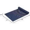 Gaiam Yoga Mat – Premium 6mm Print Extra Thick Non Slip Exercise & Fitness Mat for All Types of Yoga, Pilates & Floor Workouts (68″L x 24″W x 6mm Thick)(Here & Now)