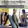Gaiam Yoga Mat – Premium 6mm Print Extra Thick Non Slip Exercise & Fitness Mat for All Types of Yoga, Pilates & Floor Workouts (68″L x 24″W x 6mm Thick)(Aubergine Swirl)