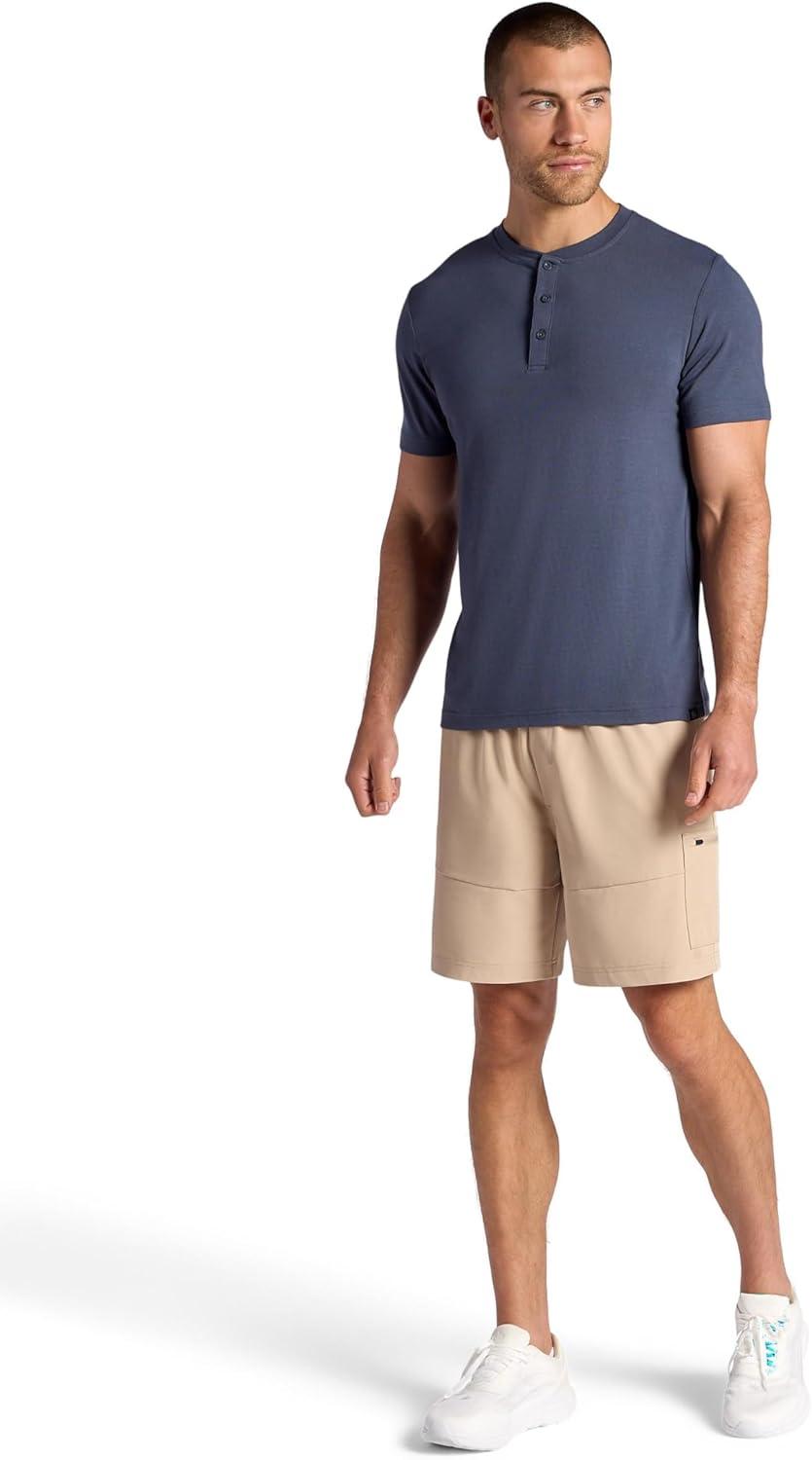imageGaiam Mens Voyager Cargo 7 Short Standard Fit Stretch Lightweight Material MoistureWickingHumus
