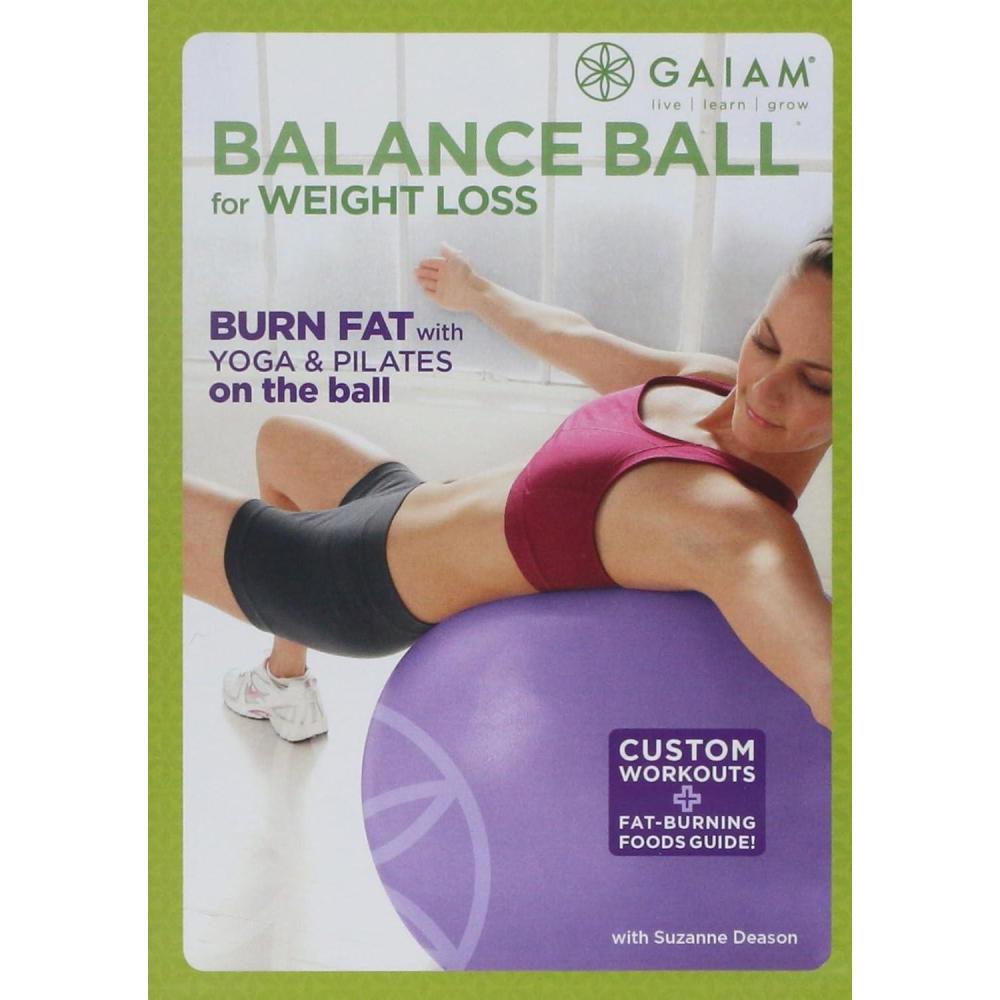 imageGaiam Fitness Balance Ball For Weight Loss DVD
