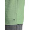 Gaiam Mens Cozy & Cool Long Sleeve Crewneck Top, Standard Fit, Stretch Midweight Micro Waffle Jacquard Material(Loden Frost)