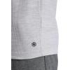 Gaiam Mens Cozy & Cool Long Sleeve Crewneck Top, Standard Fit, Stretch Midweight Micro Waffle Jacquard Material(Sleet Heather)