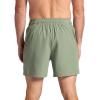 Gaiam Mens Veda 5” Short with Brief, Standard Fit, Stretch Lightweight Material(Sea Spray)