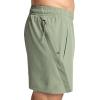 Gaiam Mens Veda 5” Short with Brief, Standard Fit, Stretch Lightweight Material(Sea Spray)