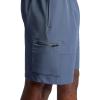 Gaiam Mens Voyager Cargo 7” Short, Standard Fit, Stretch Lightweight Material, Moisture-Wicking(Cool Grey)