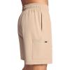 Gaiam Mens Voyager Cargo 7” Short, Standard Fit, Stretch Lightweight Material, Moisture-Wicking(Humus)