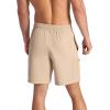 Gaiam Mens Voyager Cargo 7” Short, Standard Fit, Stretch Lightweight Material, Moisture-Wicking(Humus)