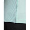 Gaiam Womens Rib Mix Performance T-Shirt, Slim Fit, Stretch Lightweight Material(Blue Haze)