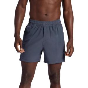 Gaiam Mens Veda 5” Short with Brief, Standard Fit, Stretch Lightweight Material(Cool Grey)