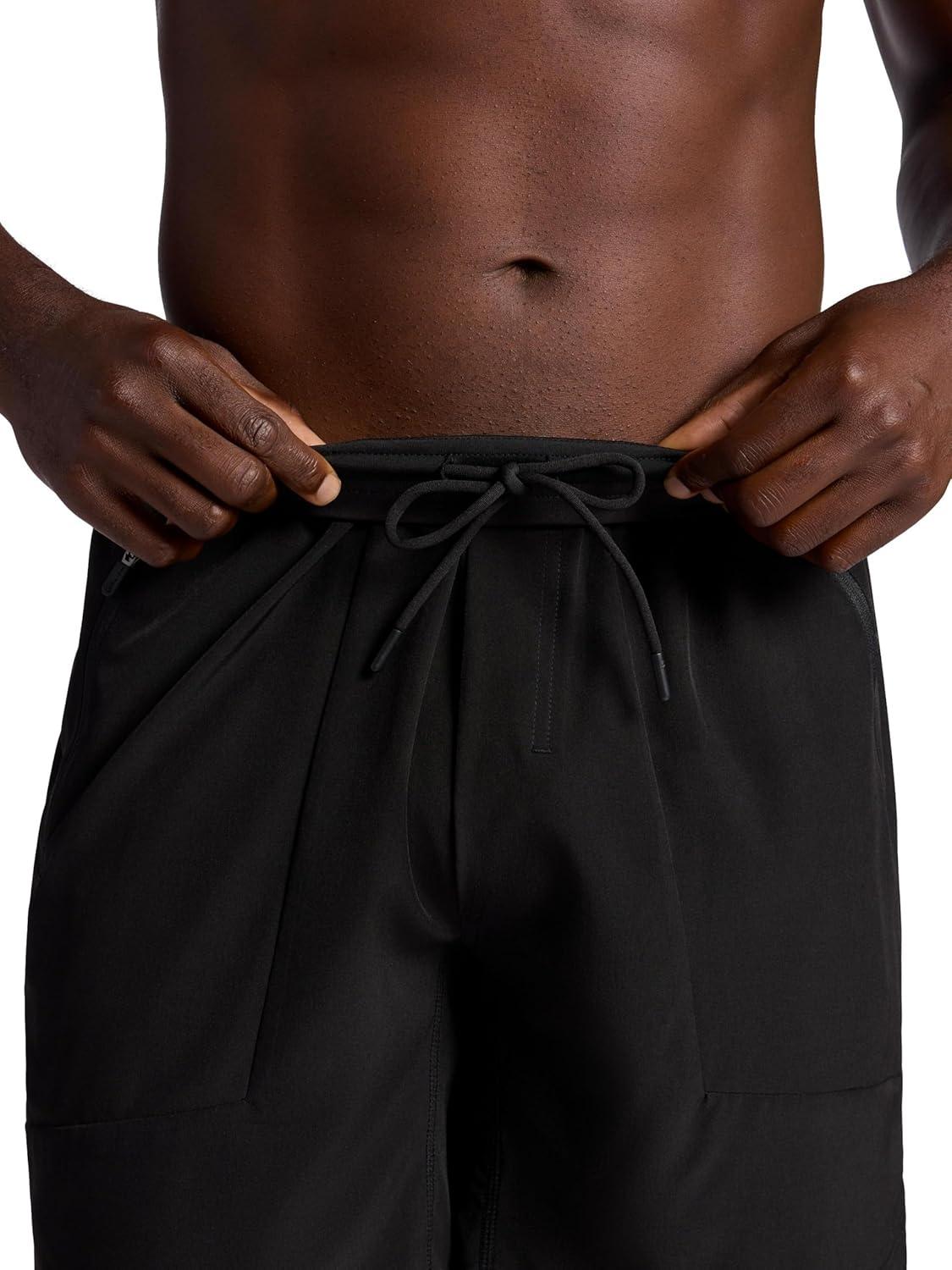 imageGaiam Mens Nomad 7 Short Standard Fit Stretch Lightweight Material MoistureWickingBlack