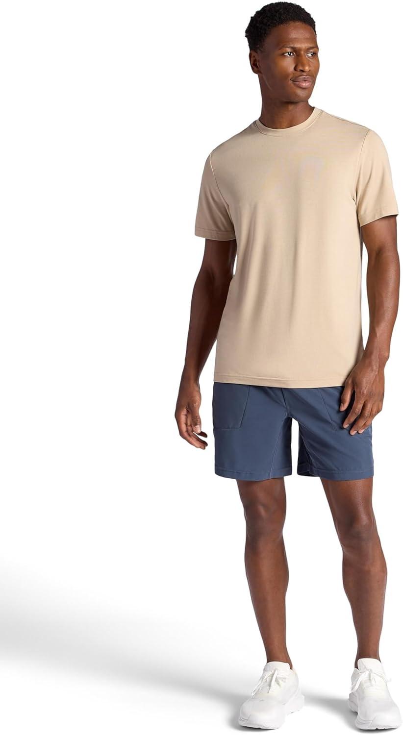 imageGaiam Mens Nomad 7 Short Standard Fit Stretch Lightweight Material MoistureWickingCool Grey