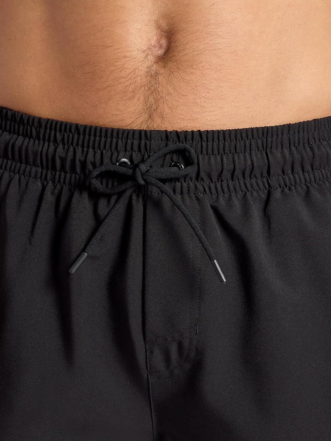 imageGaiam Mens Lunge 5 Short Standard Fit Stretch Lightweight Material MoistureWickingBlack