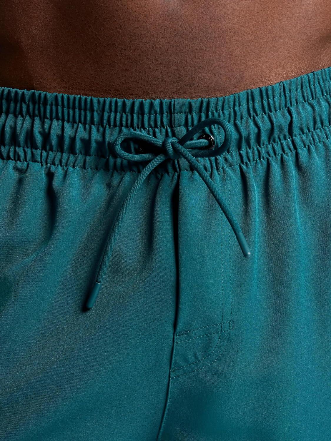 imageGaiam Mens Lunge 5 Short Standard Fit Stretch Lightweight Material MoistureWickingDeep Teal