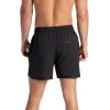 Gaiam Men’s Lunge 5” Short, Standard Fit, Stretch Lightweight Material, Moisture-Wicking(Black)