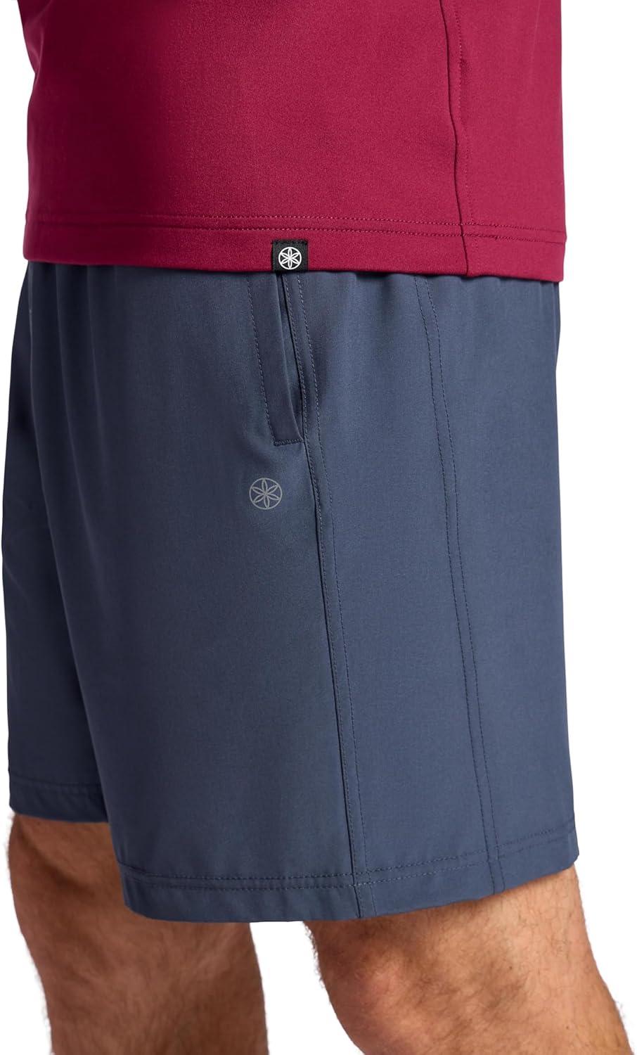 imageGaiam Mens Supine Crewneck Top Relaxed Fit Stretch Midweight MaterialBeet