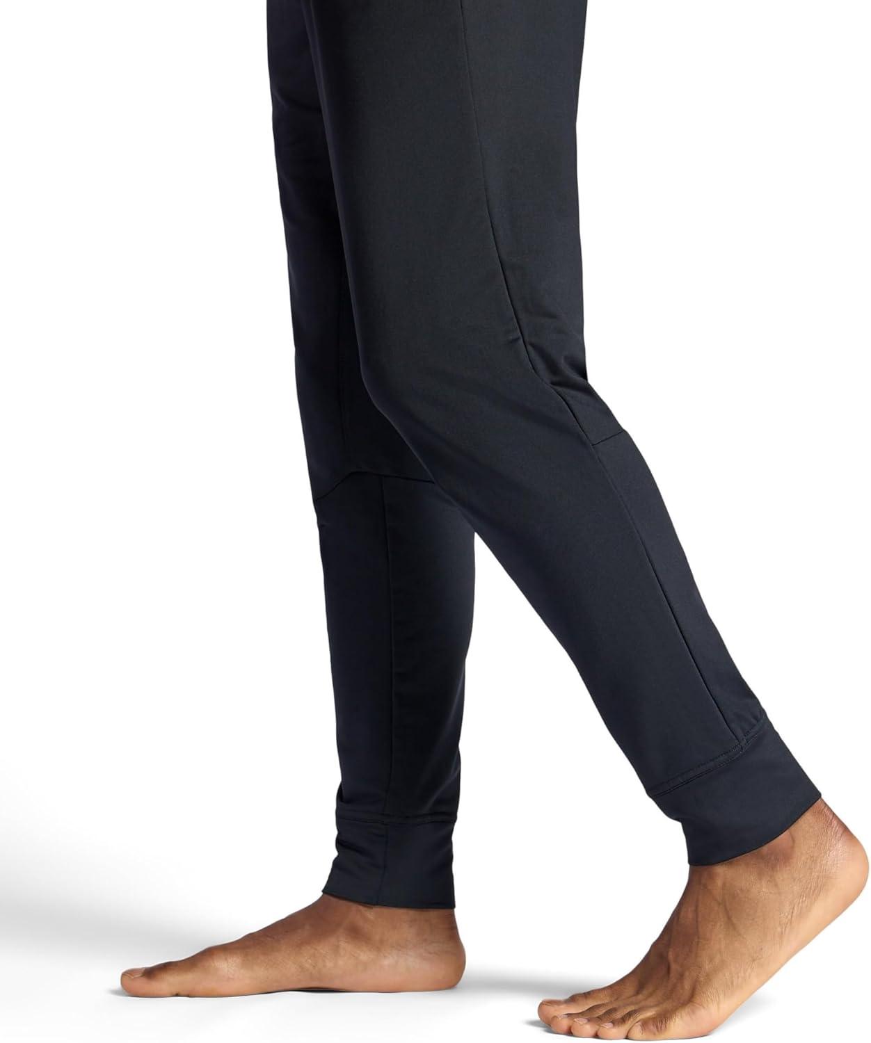imageGaiam Mens Zen Flex Jogger Standard Fit 30 Inseam Stretch Midweight MaterialBlack