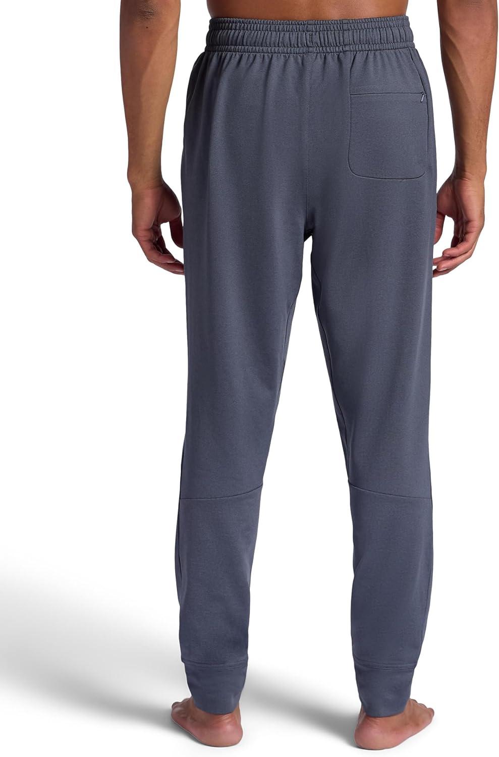 imageGaiam Mens Zen Flex Jogger Standard Fit 30 Inseam Stretch Midweight MaterialCool Grey Heather