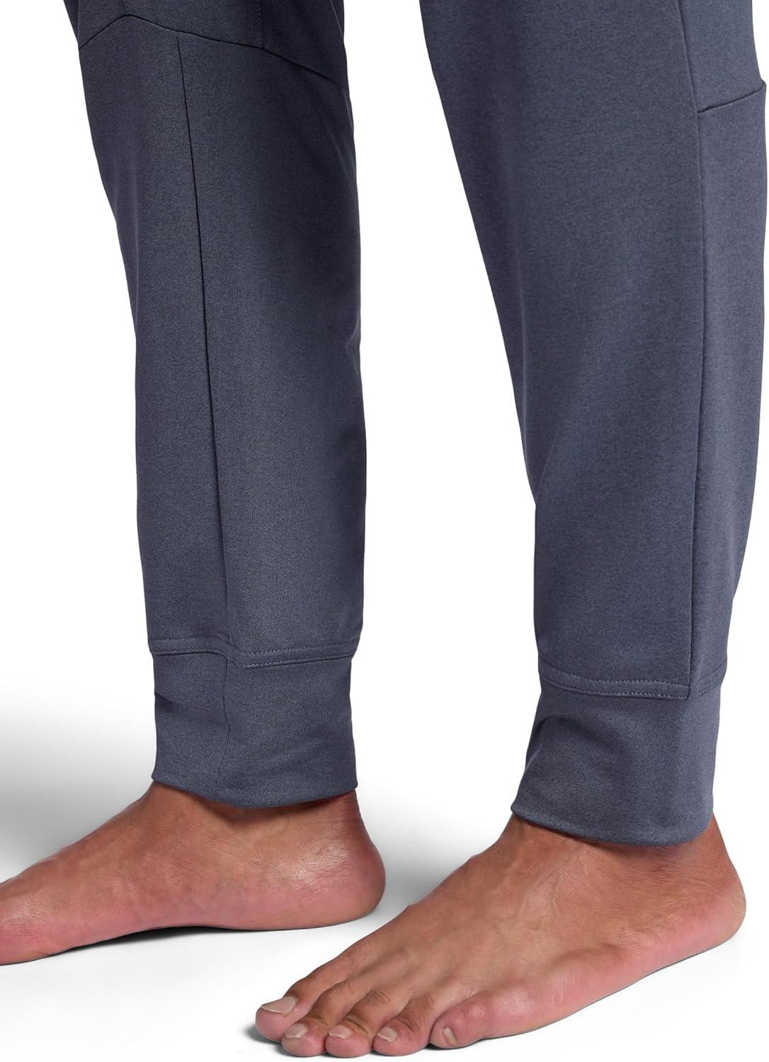 imageGaiam Mens Zen Flex Jogger Standard Fit 30 Inseam Stretch Midweight MaterialCool Grey Heather