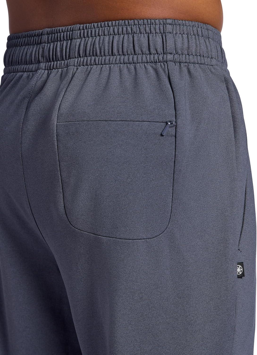 imageGaiam Mens Zen Flex Jogger Standard Fit 30 Inseam Stretch Midweight MaterialCool Grey Heather