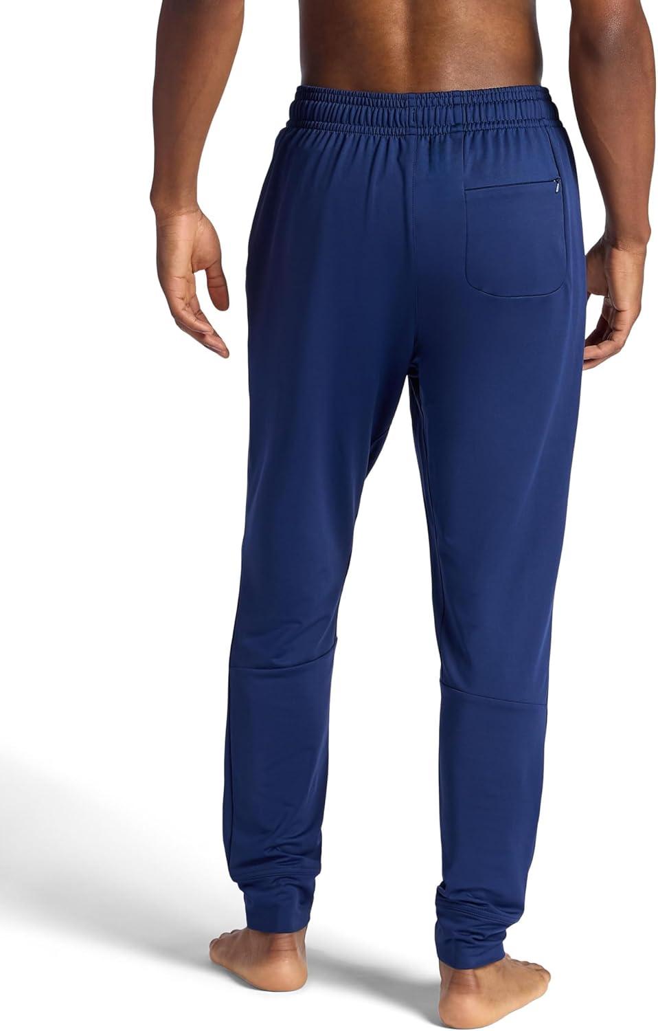 imageGaiam Mens Zen Flex Jogger Standard Fit 30 Inseam Stretch Midweight MaterialMedieval Blue