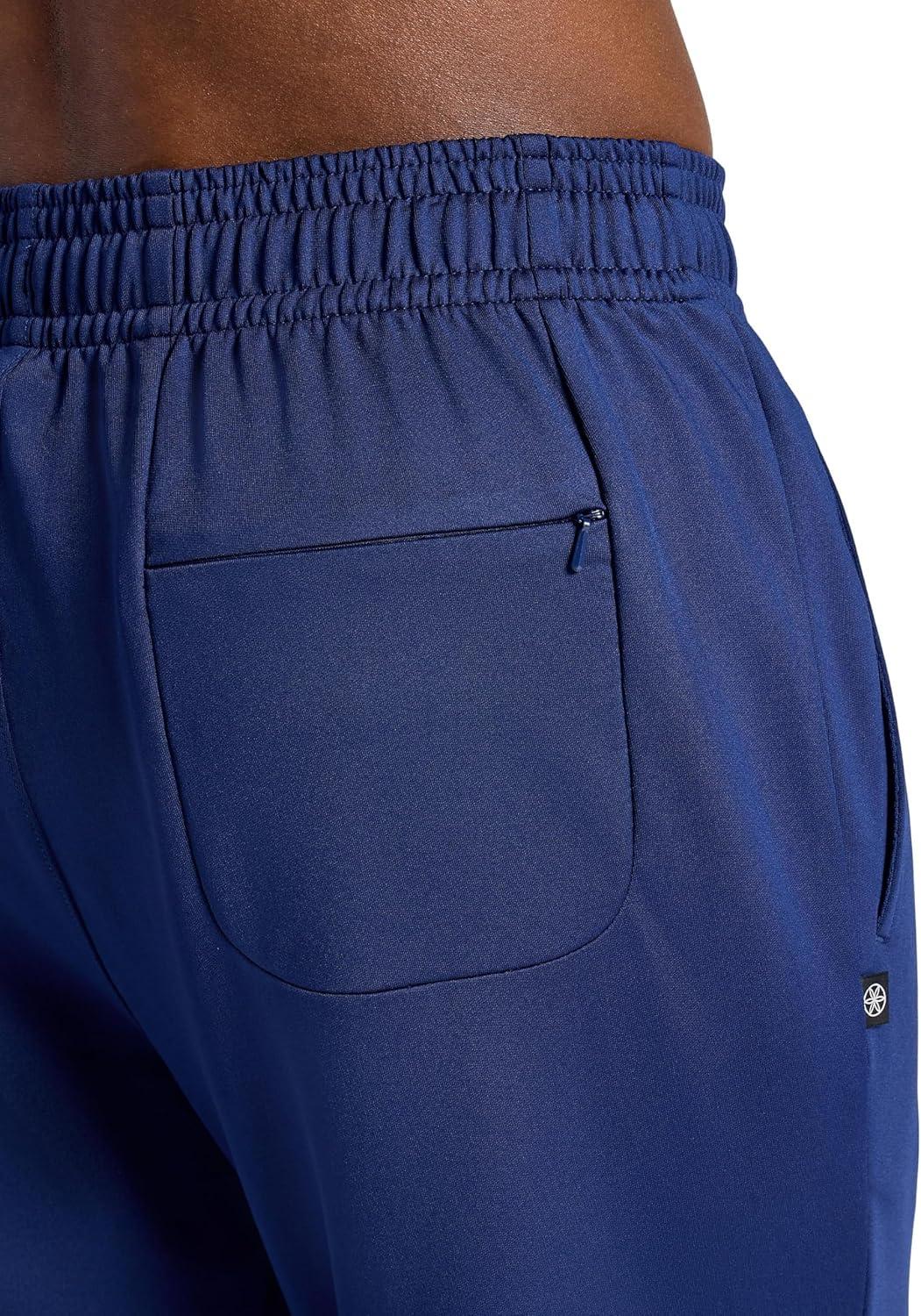 imageGaiam Mens Zen Flex Jogger Standard Fit 30 Inseam Stretch Midweight MaterialMedieval Blue