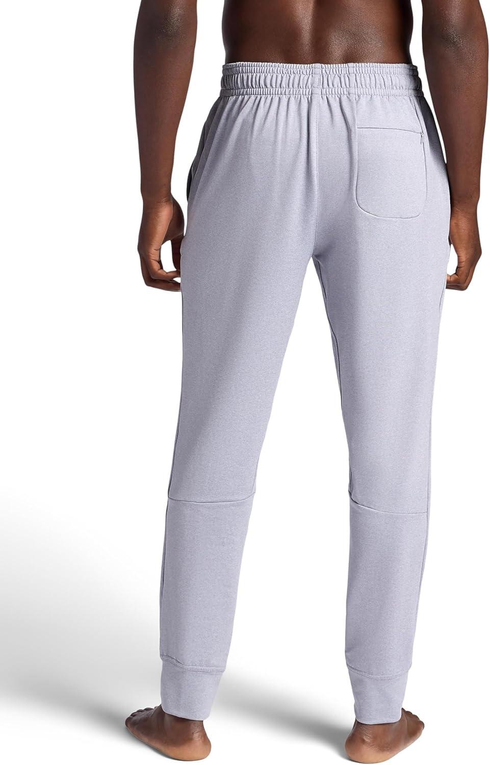 imageGaiam Mens Zen Flex Jogger Standard Fit 30 Inseam Stretch Midweight MaterialSleet Heather