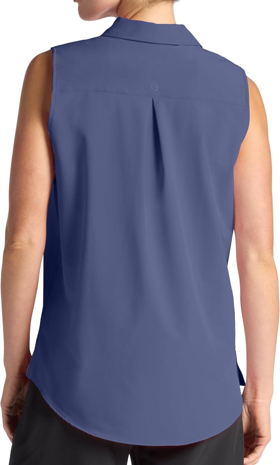 imageGaiam Womens On The Move Woven Tank Top Standard Fit Stretch Lightweight MaterialVelvet Morning