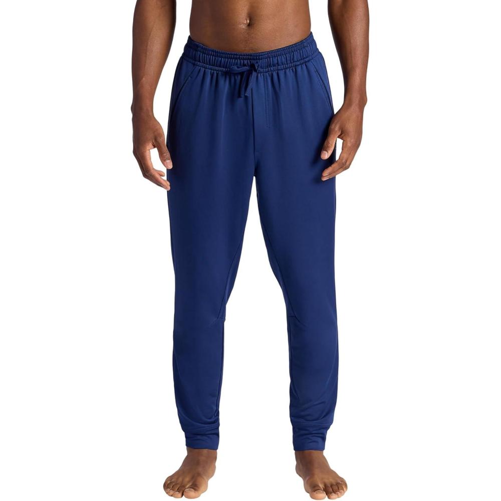 imageGaiam Mens Zen Flex Jogger Standard Fit 30 Inseam Stretch Midweight MaterialMedieval Blue