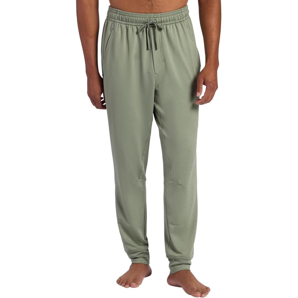 imageGaiam Mens Zen Flex Jogger Standard Fit 30 Inseam Stretch Midweight MaterialSea Spray