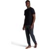 Gaiam Men’s Bliss Balance Short Sleeve Henley Top(Black)