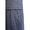 Gaiam Men’s Bliss Balance Short Sleeve Henley Top(Cool Grey)