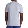 Gaiam Men’s Bliss Balance Short Sleeve Henley Top(Sleet)