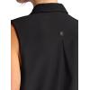 Gaiam Women’s On The Move Woven Tank Top, Standard Fit, Stretch Lightweight Material(Black (Tap Shoe))