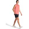 Gaiam Women’s On The Move Woven Tank Top, Standard Fit, Stretch Lightweight Material(Spiced Coral)