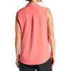 Gaiam Women’s On The Move Woven Tank Top, Standard Fit, Stretch Lightweight Material(Spiced Coral)