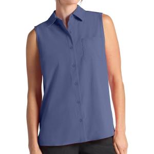 Gaiam Women’s On The Move Woven Tank Top, Standard Fit, Stretch Lightweight Material(Velvet Morning)