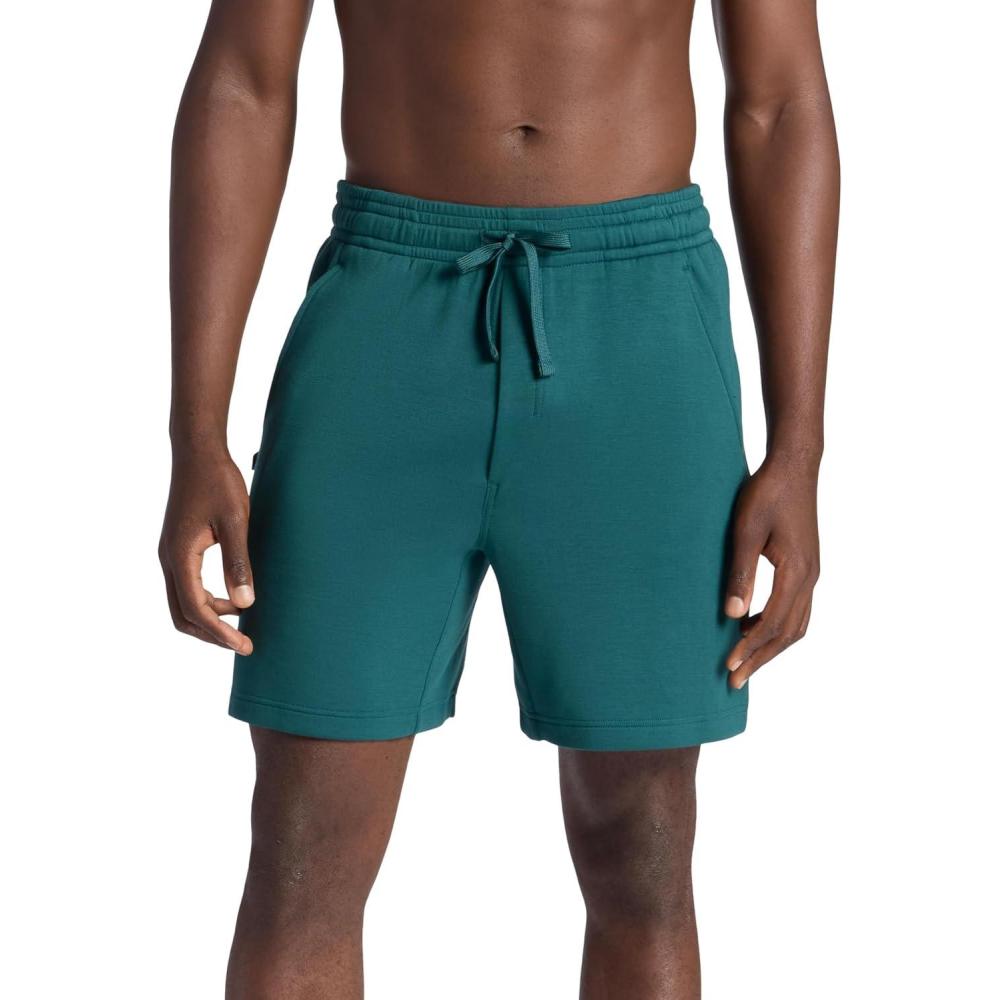 imageGaiam Mens Flow State 7 Short Relaxed Fit Stretch Lightweight MaterialDeep Teal