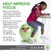 Gaiam Children’s Balance Ball Chair(Grey)