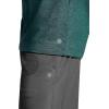 Gaiam Men’s Power Long Sleeve Crewneck Top, Standard Fit, Stretch Heavyweight Fleece Material(Pine Grove Heather)