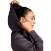 Gaiam Women’s Hudson Hoodie, Relaxed Fit, Stretch Cool Touch Fabric(Shadow)